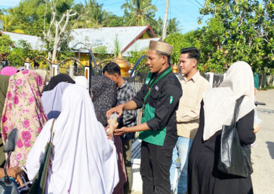 Ketua dan Pengurus HMI Cabang Aceh Timur, Berbagi Keberkahan di Hari Asyura 10 Muharram 1445 Hijriah