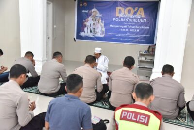 Sambut 1 Muharram, Polres Bireuen Gelar Do’a Bersama Peringati Tahun Baru Islam 1445 H