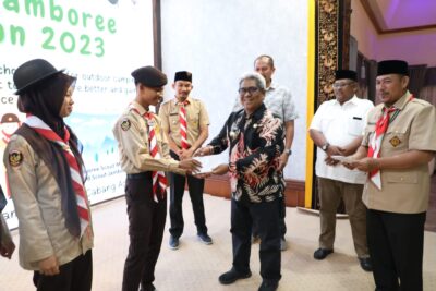 Pj Bupati Berangkatkan 3 Duta Pramuka Aceh Utara ke Jambore Dunia di Korsel