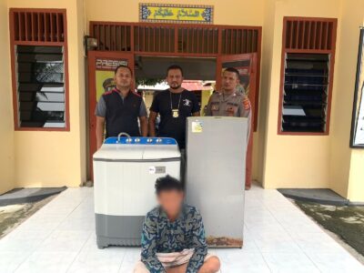 Polisi Bekuk seorang tersangka Spesialis Rumah Kosong di Langsa Aceh
