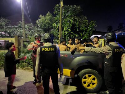 Hendak Tawuran, Polisi Amankan 7 Pelajar yang Bawa  Senjata Tajam di Langsa, Aceh