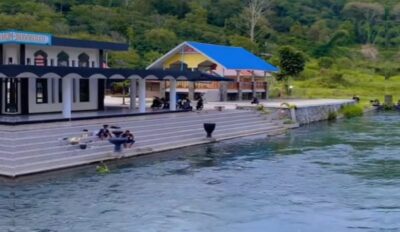 Menakjubkan!!! Mesjid Dengan Panorama Cantik di Aceh Mirip Seperti Sungai Aare Swiss