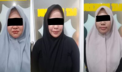 Tiga Wanita Open BO Tarif Jutaan Ditangkap di Aceh, Tak Sadar Ternyata Dibooking Petugas