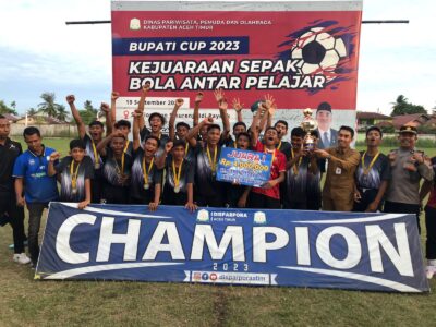 SMAN 1 IDI Juarai Turnamen Antar Pelajar Piala Bupati Cup