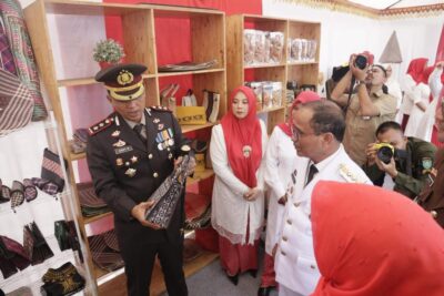 Meriahkan Hut Ke 78 RI, Dekranasda Aceh Timur Pamer Kerajinan Tangan