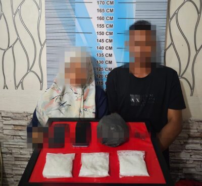 Polisi Langsa Aceh, Tangkap Dua warga Aceh Timur Saat Transaksi Narkoba, 300 Gram lebih Narkoba Diamankan