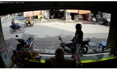 Modus Tinggal Dompet, Aksi Pelaku Penipuan Terekam CCTV di Idi Rayeuk, Aceh
