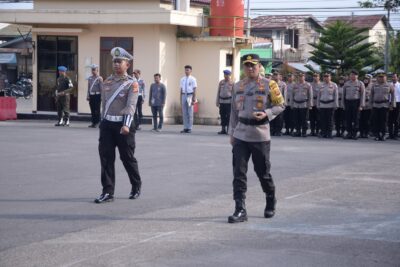 Polres Langsa Laksanakan Apel Gelar Operasi Keselamatan Seulawah 2024