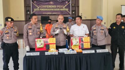 Kepolisian Resort Kota Langsa, Aceh Berhasil Gagalkan Peredaran 2 kg Narkoba Sabu Dikeota Langsa