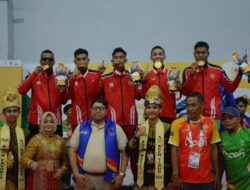 Aceh Sabet Emas Nomor Double Event Cabor Sepak Takraw PON