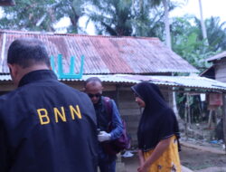 BNN Kota Langsa, Aceh Geledah Rumah Tersangka Muslem Pengedar Sabu 40 Kg , di Paya Meuligo Aceh Timur