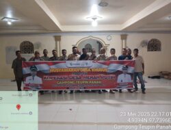 Gampong Teupin Panah Sukses Gelar Musyawarah Pembentukan Koperasi Merah Putih