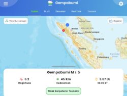 Gempa 6.2 Magnitudo Guncang Blang Pidie, Warga Aceh Timur Ikut Rasakan Guncangan