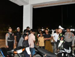Patroli Gabungan Polres Aceh Timur Cegah Balap Liar Jelang Sahur Selama Ramadhan