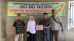 Keuchik Herry Salurkan BLT Dan Santunan Anak Yatim