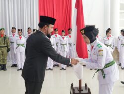 Bupati Al-Farlaky Kukuhkan 75 Paskibraka Aceh Timur Tahun 2026